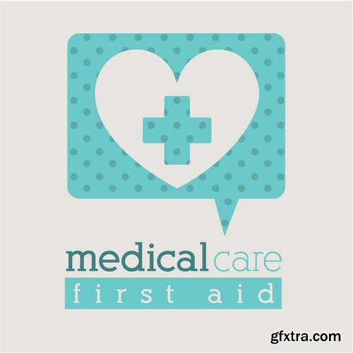 Stock Vectors - Medical background 5, 25xEPS