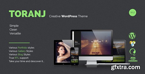 ThemeForest - Toranj v1.2.1 - Responsive Creative WordPress Theme