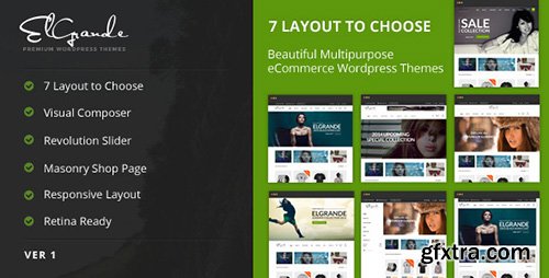 ThemeForest - Elgrande v1.1.5 - 7 Beautiful Layouts eCommerce Theme