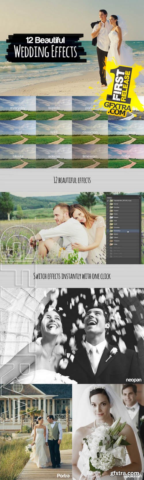 12 Beautiful Wedding Effects - Creativemarket 15118