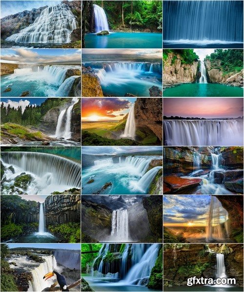 Collection of beautiful waterfalls 25 UHQ Jpeg