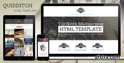 ThemeForest - Quidditch - One Page HTML Template - RIP