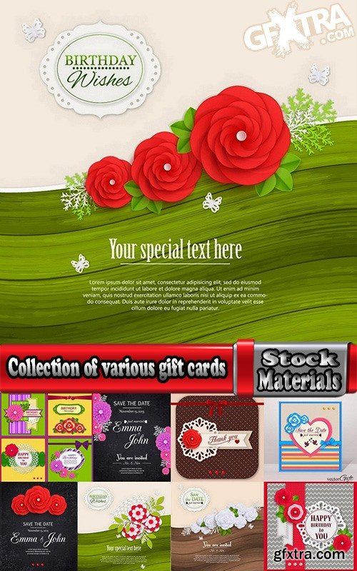 Collection of various gift cards #2-25 Eps