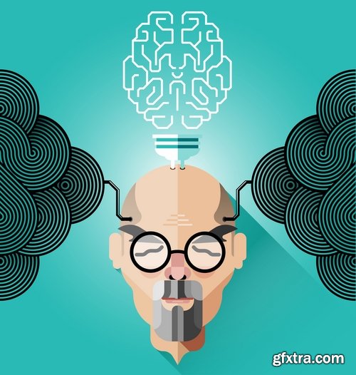 Collection of elements of infographics people vector image 25 Eps