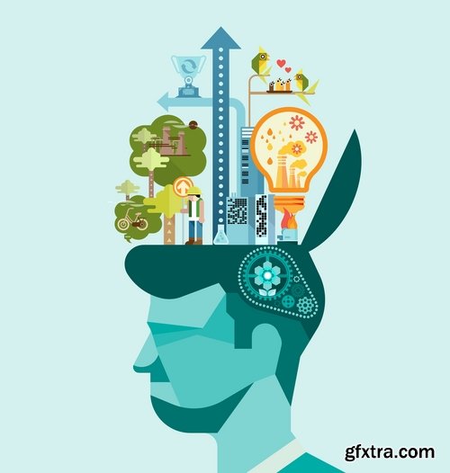 Collection of elements of infographics people vector image 25 Eps