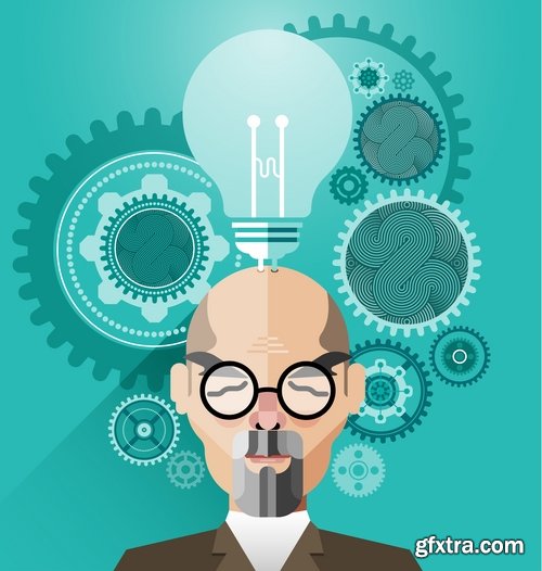 Collection of elements of infographics people vector image 25 Eps