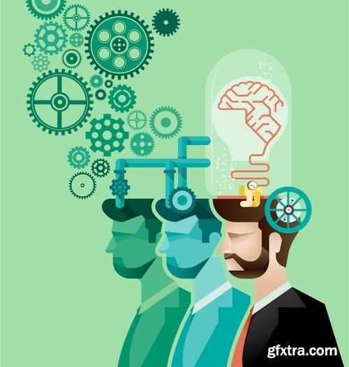 Collection of elements of infographics people vector image 25 Eps