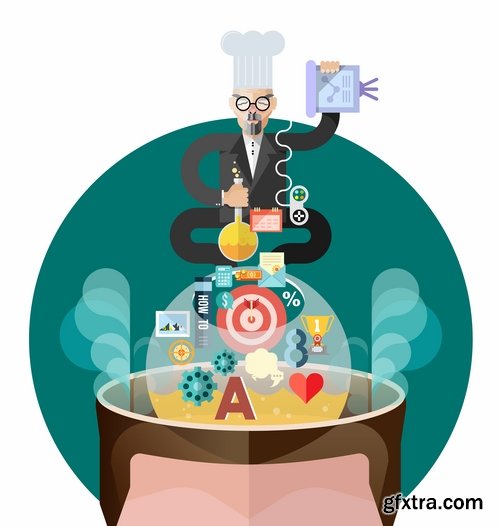 Collection of elements of infographics people vector image 25 Eps