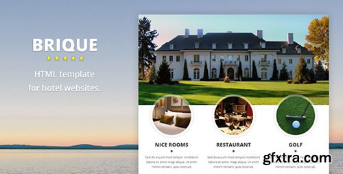 ThemeForest - Brique - Hotel HTML template - RIP