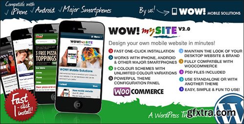 ThemeForest - WOW! mySite v2.1 - WordPress Mobile Theme