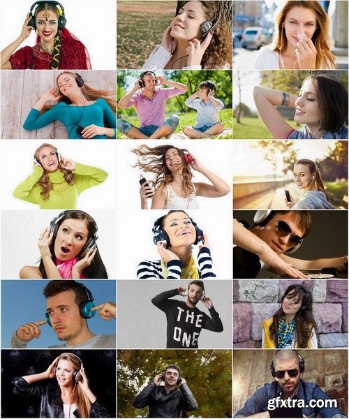 Collection of people listening to music 25 UHQ Jpeg