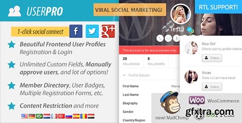 CodeCanyon - UserPro v2.6 - User Profiles with Social Login