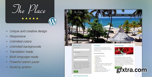 ThemeForest - The Place v1.8.5 - Hotel WordPress Theme