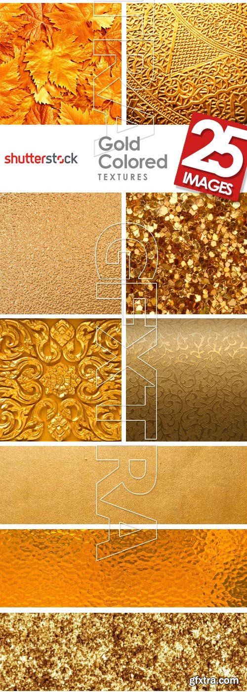 Gold Colored Textures 25xJPG