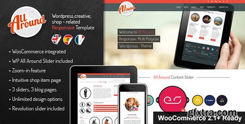 ThemeForest - All Around v1.3 - Universal WordPress Shop Template