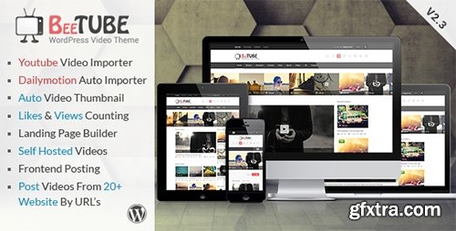 ThemeForest - BeeTube v2.3 - Video WordPress Theme