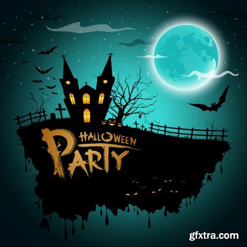 Halloween Party Flyer - 15 EPS