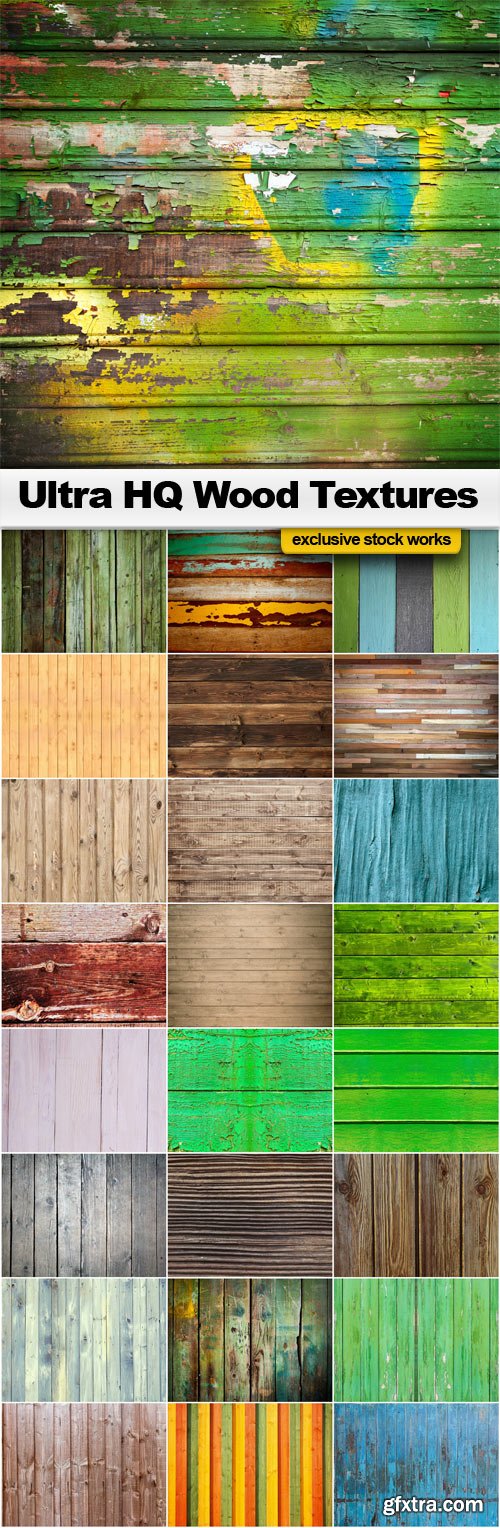 Wood Textures - 25x JPEGs