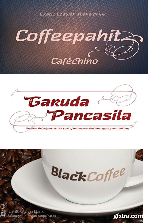 Garuda Font Family - 3 Font $120