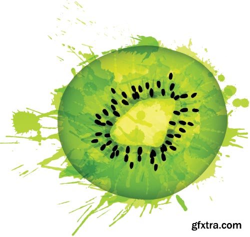 Kiwi Vectors 25xEPS