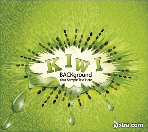 Kiwi Vectors 25xEPS