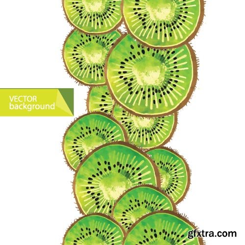 Kiwi Vectors 25xEPS