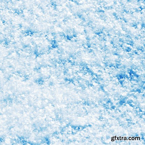 Stock Photos - Snow texture, 25xJPG