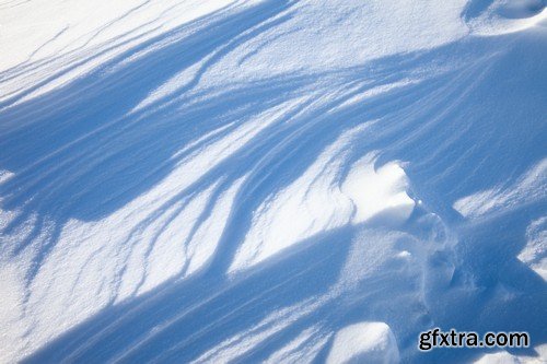 Stock Photos - Snow texture, 25xJPG