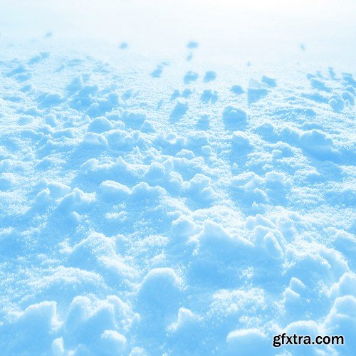 Stock Photos - Snow texture, 25xJPG