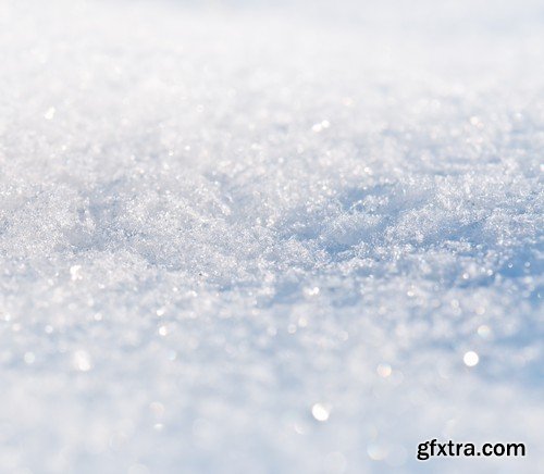 Stock Photos - Snow texture, 25xJPG