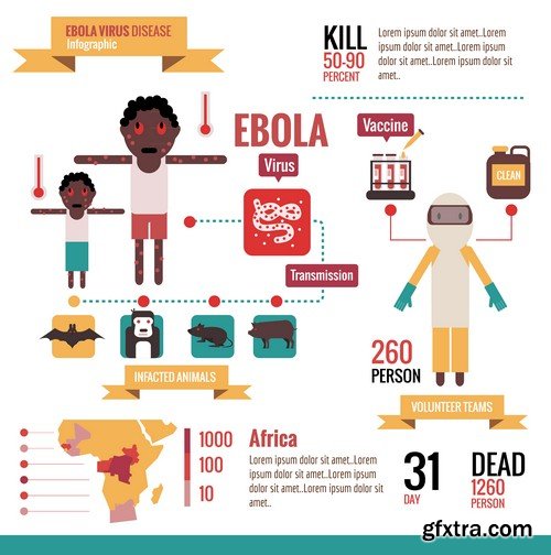 Stock Vectors - Medical Infographic 8, 25xEPS