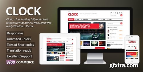 ThemeForest - Clock v1.2 - Magazine & WooCommerce Ready WP Theme