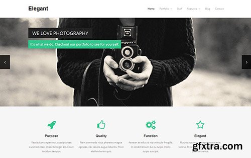 Elegant v1.0 - Portfolio WordPress Theme