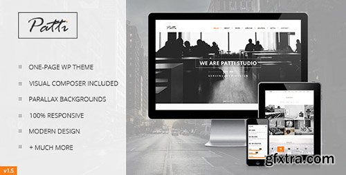 ThemeForest - Patti v1.4.1 - Parallax One Page WordPress Theme