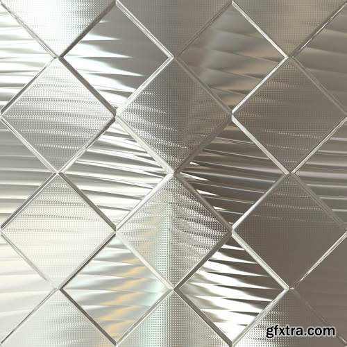 Silver, Platinum & Chrome Textures 25xJPG