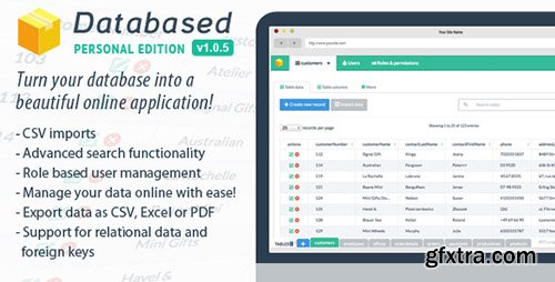 CodeCanyon - Databased v1.0.5 - Personal Edition