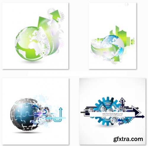 Business Vector Backgrounds 25xEPS