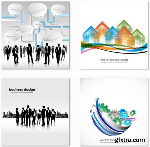 Business Vector Backgrounds 25xEPS