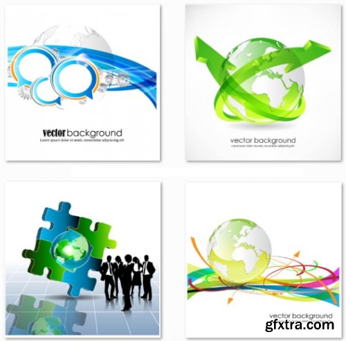 Business Vector Backgrounds 25xEPS