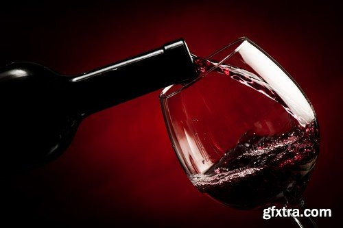 Stock Photos - Wine 4, 25xJPG