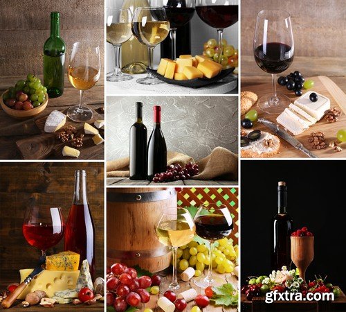 Stock Photos - Wine 4, 25xJPG