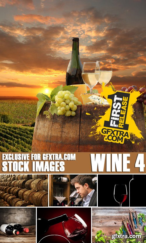 Stock Photos - Wine 4, 25xJPG