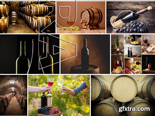 Stock Photos - Wine 4, 25xJPG