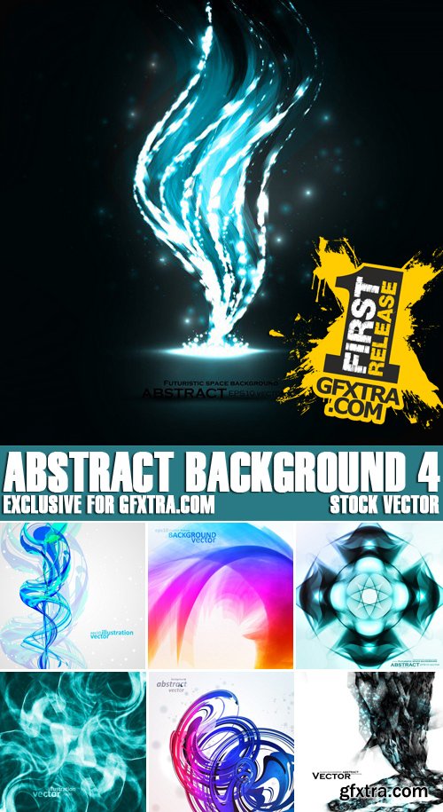 Stock Vectors - Abstract Background 4, 25xEPS