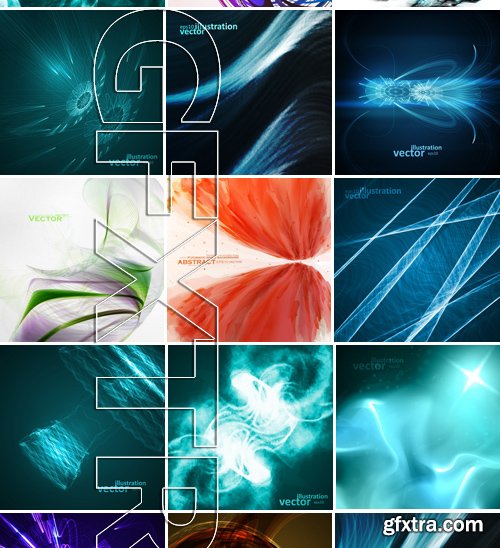 Stock Vectors - Abstract Background 4, 25xEPS