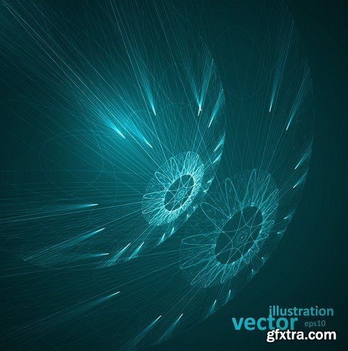 Stock Vectors - Abstract Background 4, 25xEPS