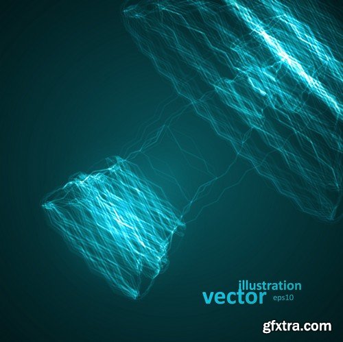 Stock Vectors - Abstract Background 4, 25xEPS