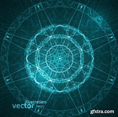 Stock Vectors - Abstract Background 4, 25xEPS