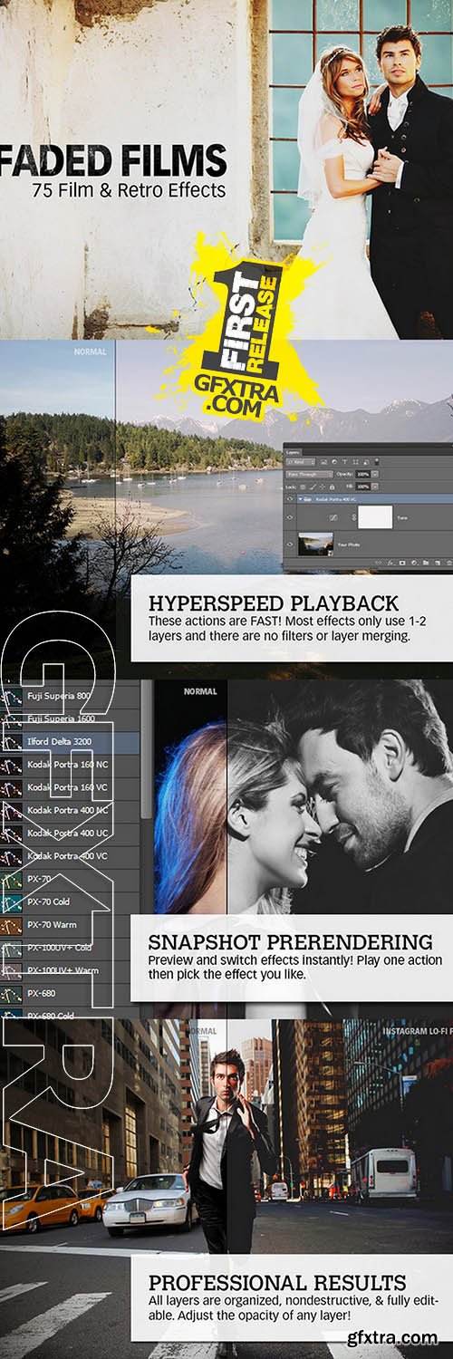 Faded Films - 75 Film & Retro Effect - Creativemarket 4681