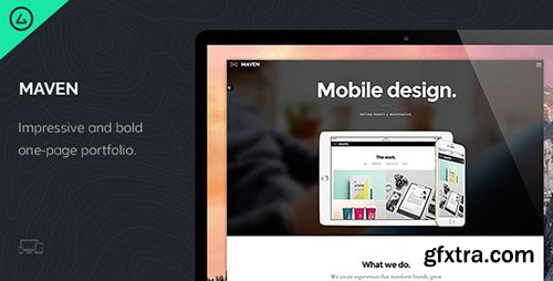 ThemeForest - Maven - Responsive One Page Portfolio - RIP